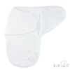 SW188-W: White Cable Swaddle Wrap w/Bow